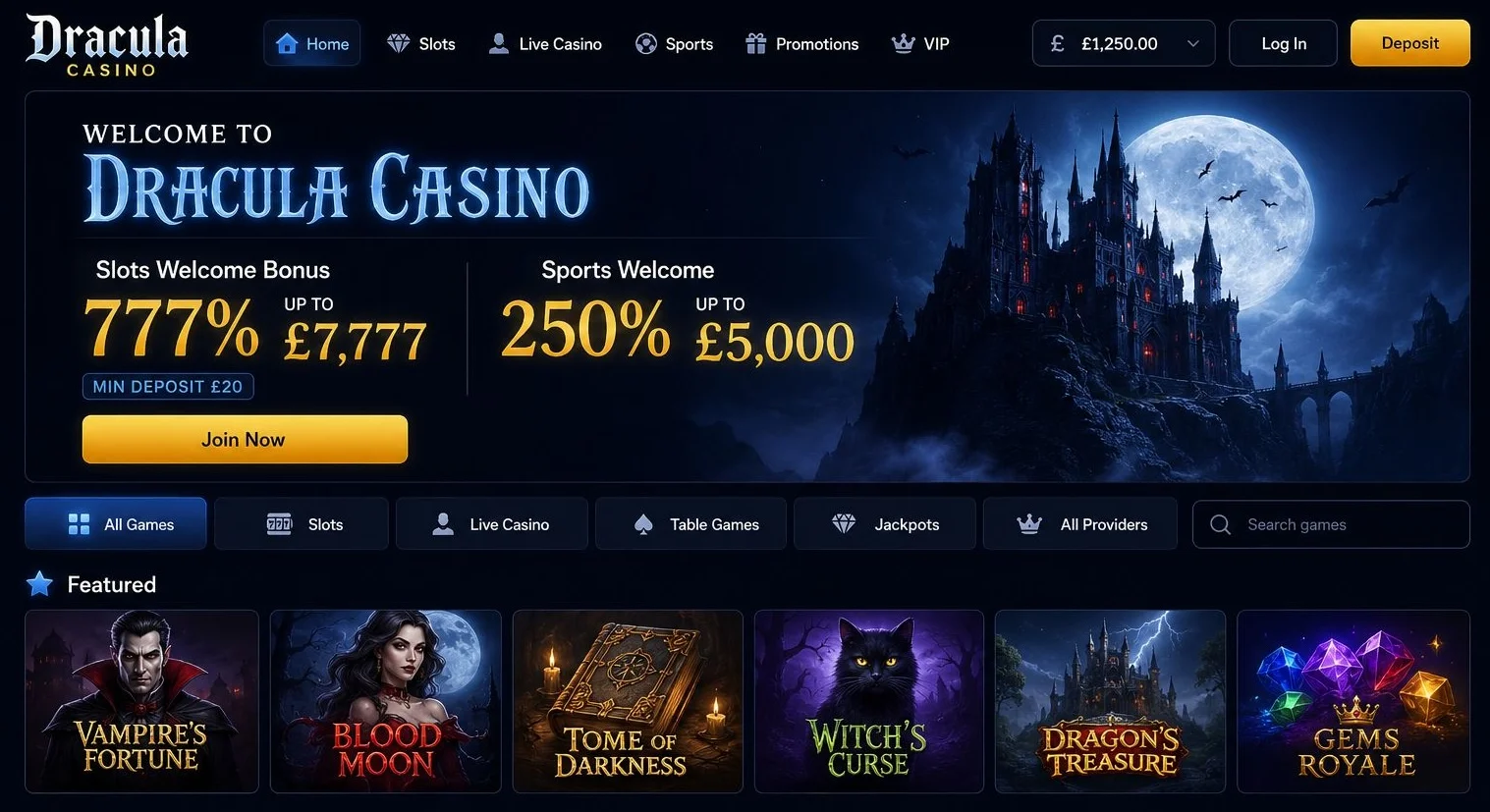 Dracula Casino reviews expert verdict and pros cons